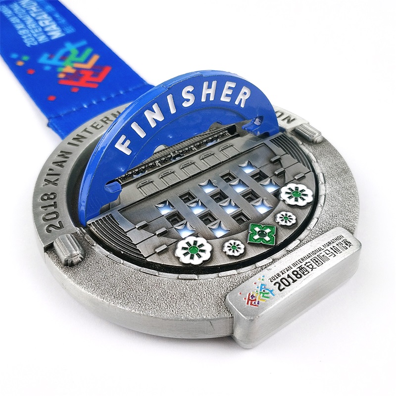 Hűvös kialakítás eltávolítható világmaratoni díjak érmek Finishers Metal Medals